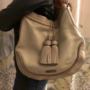 Burberry handbag with tassels